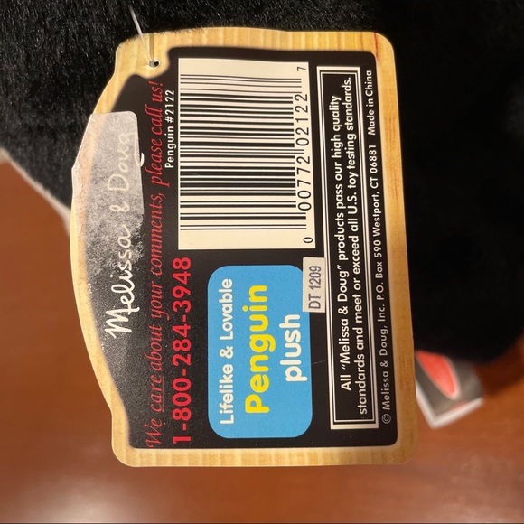 Melissa & Doug Realistic Penguin 24" Large Stuffed Animal Bird Plush Toy - Picture 2 of 4